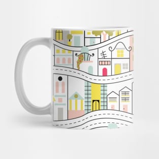 City Life Doodle Mug